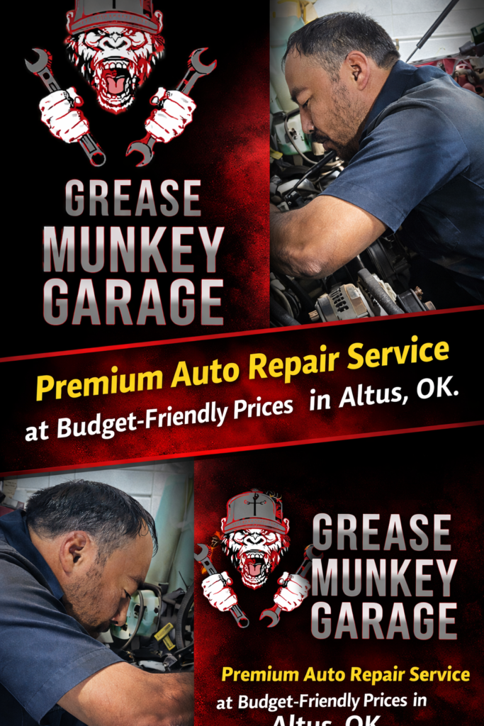 Auto Repair In Altus Oklahoma Icon For Grease Munkey Garage